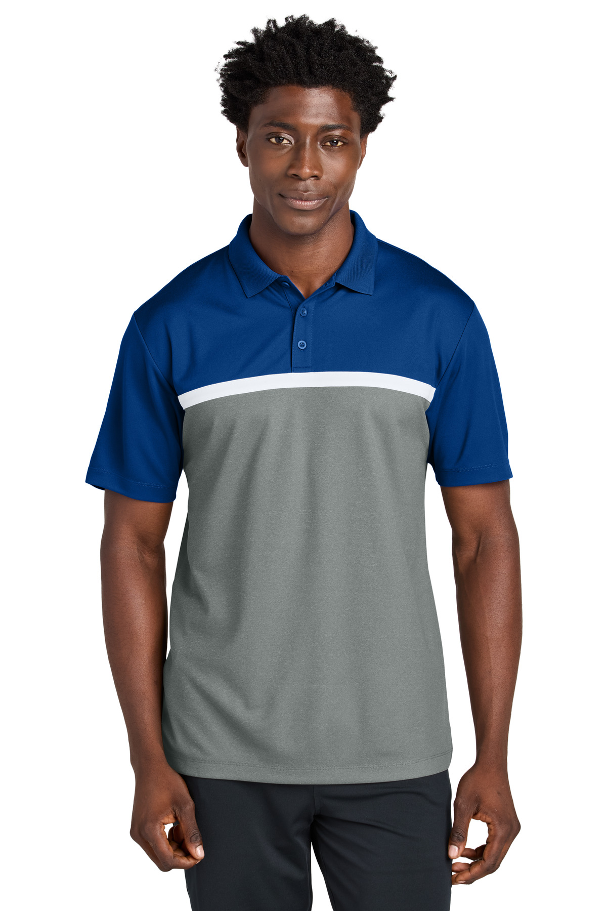 True Royal Blue/Gray Heather/White