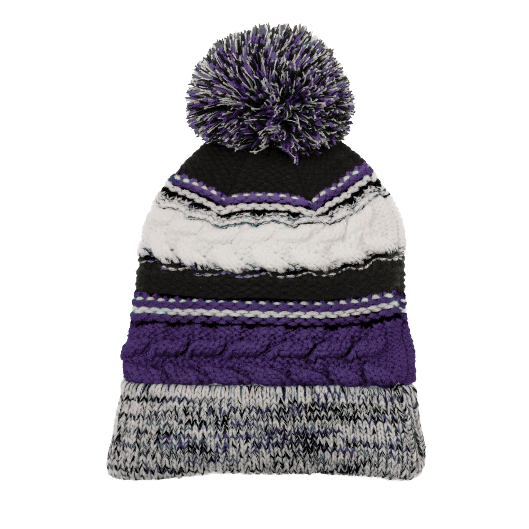 Purple/Black/White