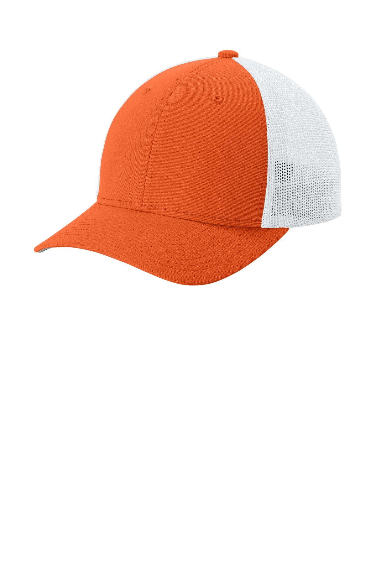 Deep Orange/White