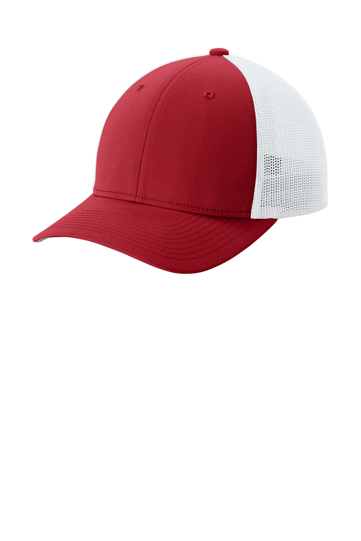 Deep Red/White