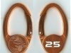 disc golf - keychain carabiner