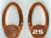 disc golf - keychain carabiner