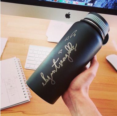 monogrammed hydro flask