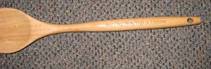 Bamboo Spoon Engraved Bamboo Spoon