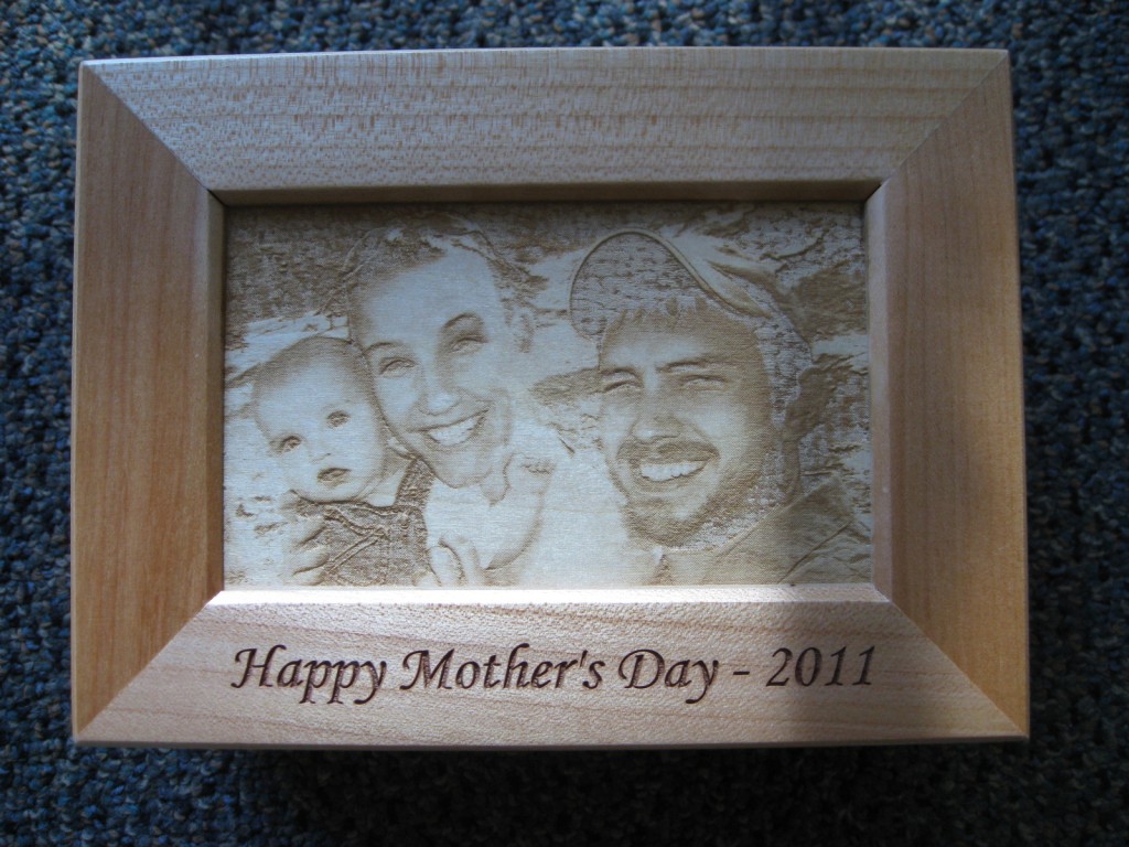 Engraved keepsake box