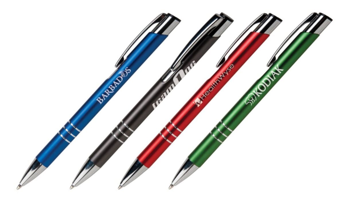 Engraved set of pens