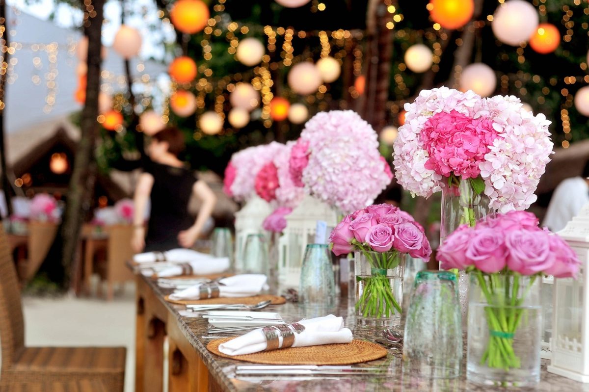 Decorated Wedding Table