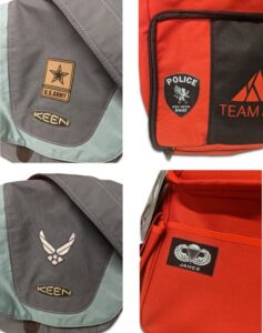 4 bags with patches