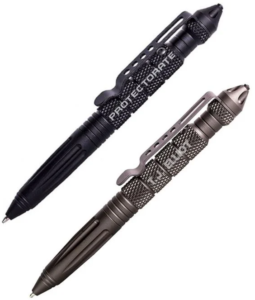 Two engraved tactical pens