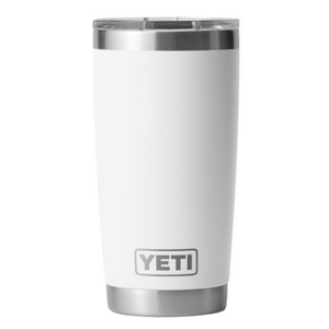 White YETI rambler tumbler