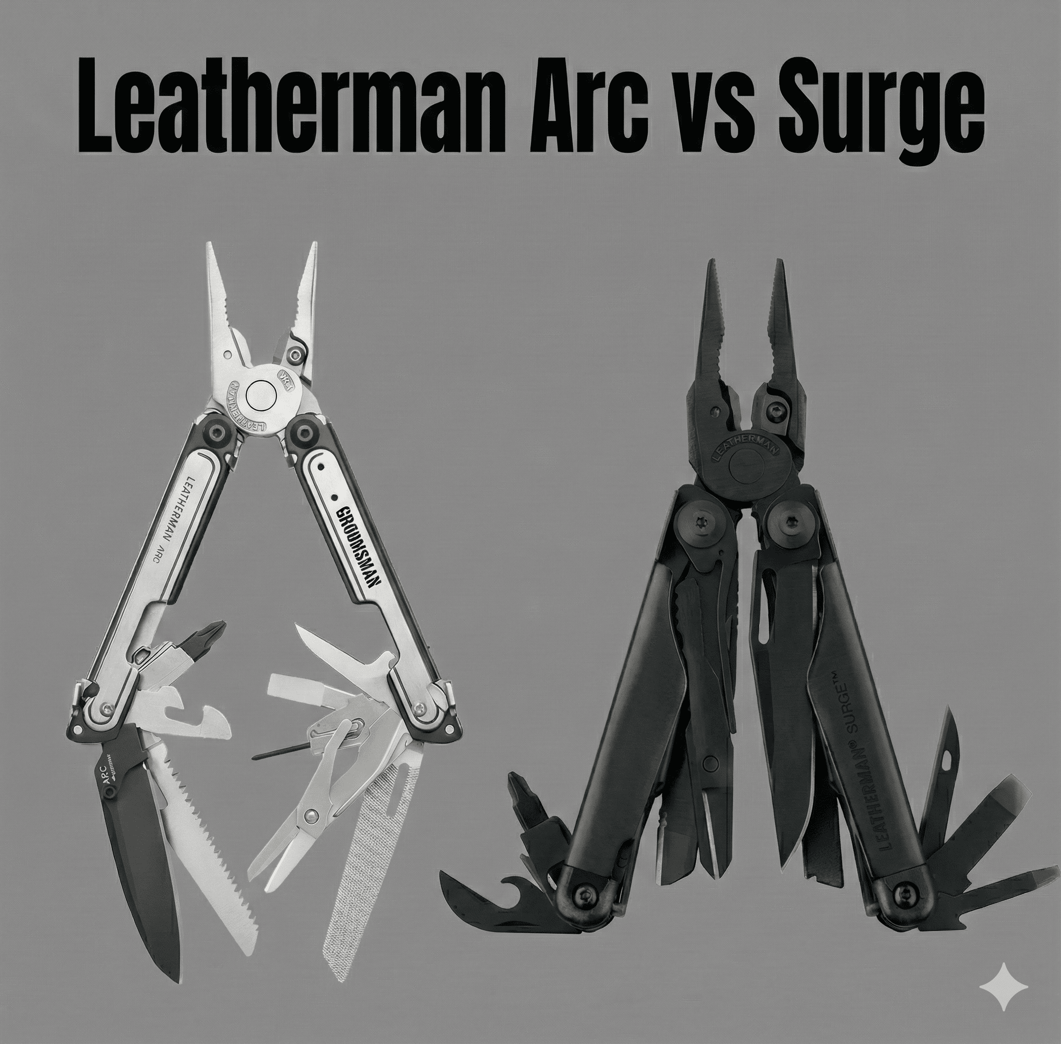 Leatherman Arc vs Surge