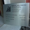 aluminum placard