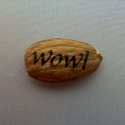 laser engraved almond