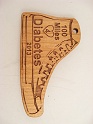 custom wood shaped race medal