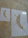 stencil from mylar in 2 sizes